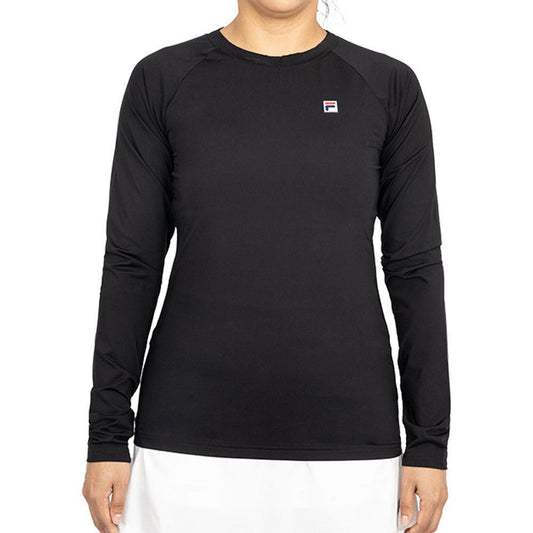 Womens Essentials Long Sleeve UV Blocker Tennis Top