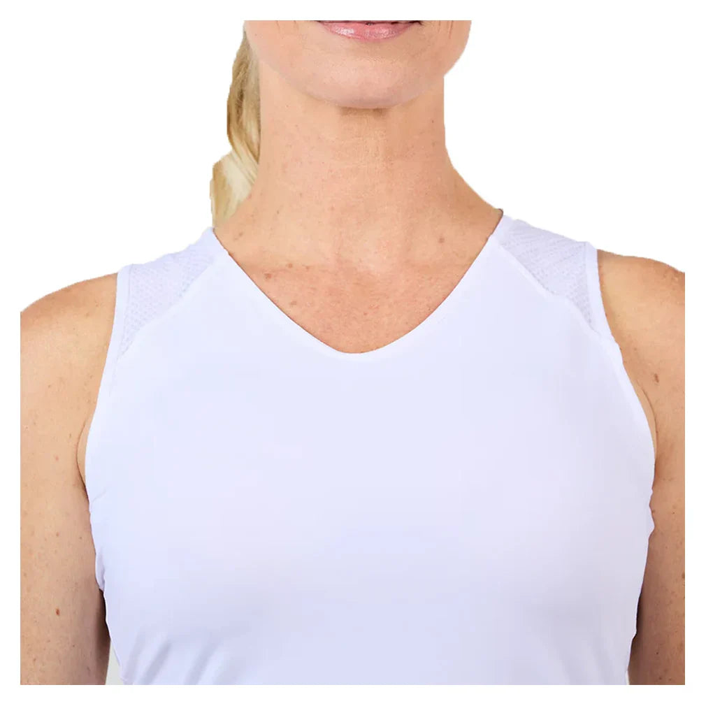 Women's Tennis Tank White