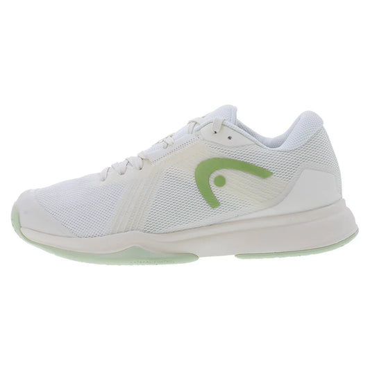 Women's Sprint Team 4.0 Tennis Shoes Chalk White and Light Green
