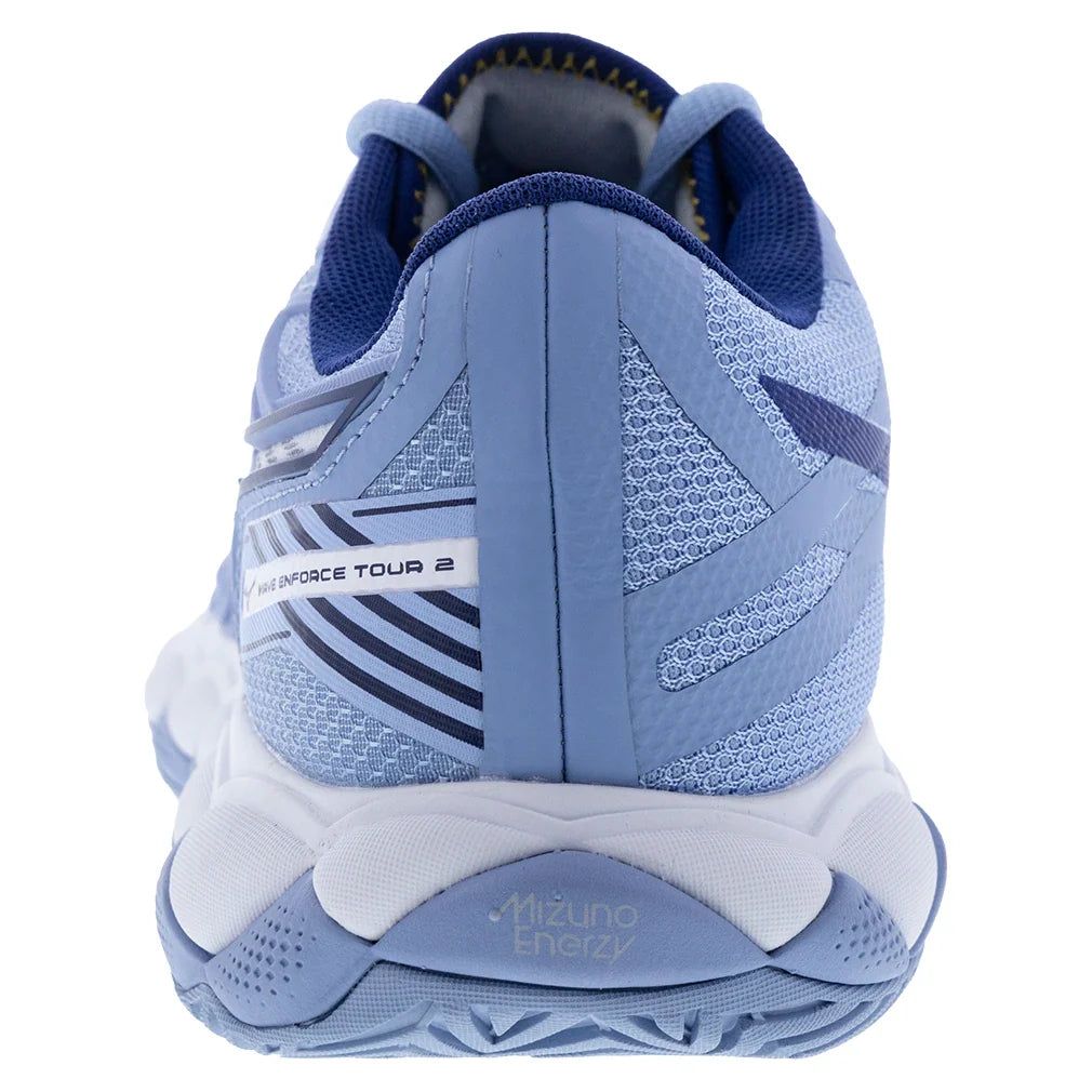 Women's Wave Enforce Tour 2 Tennis Shoes Bel Air Blue and White