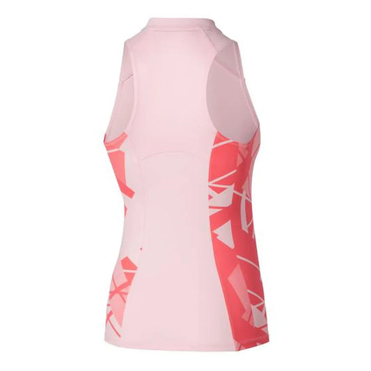 Women's Printed Tennis Tank Barely Pink