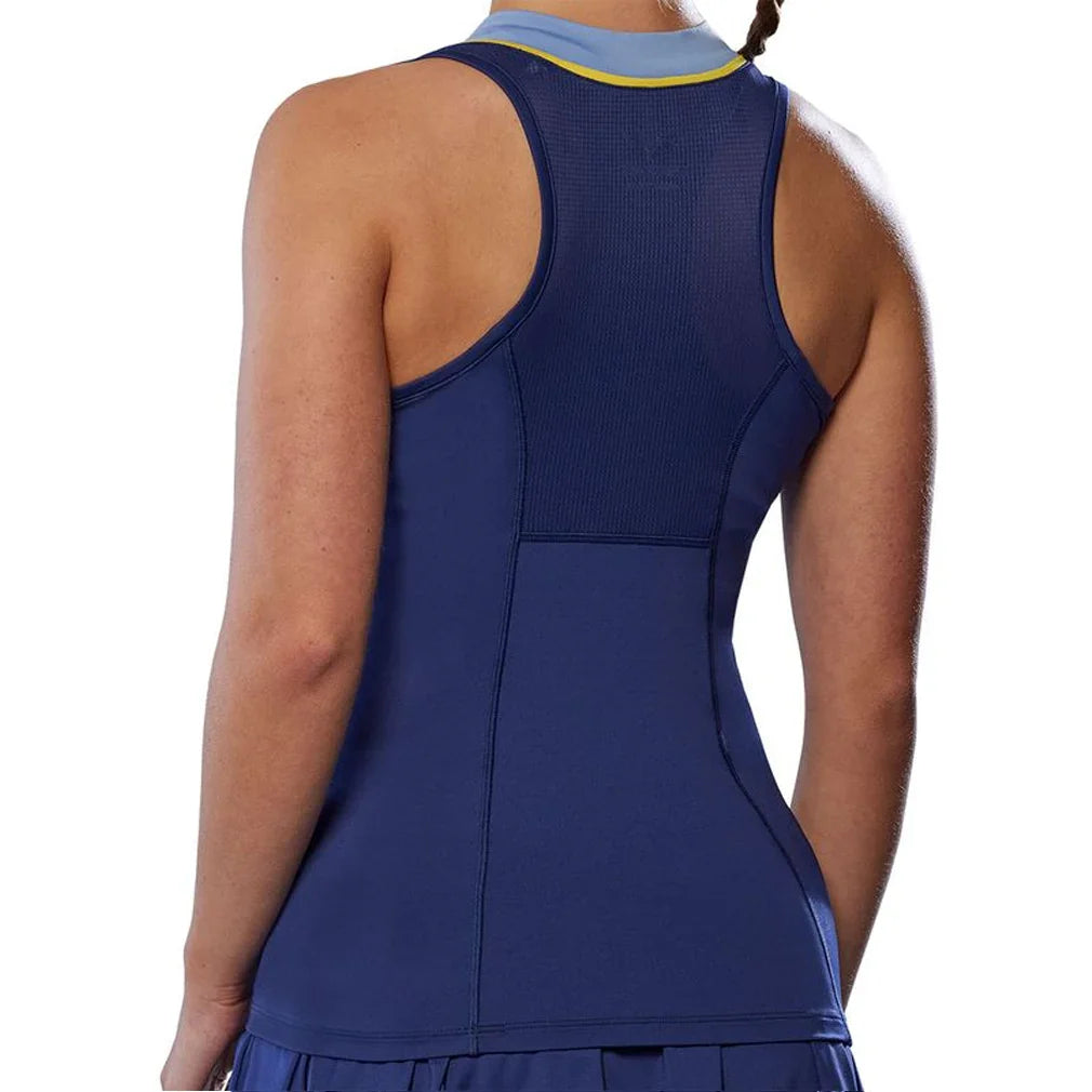 Women's Printed Tennis Tank Bellwether Blue