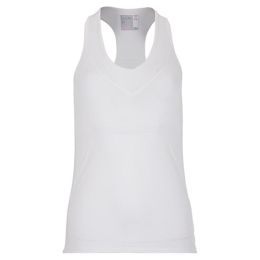 Women's V-Neck Tennis Tank with Bra