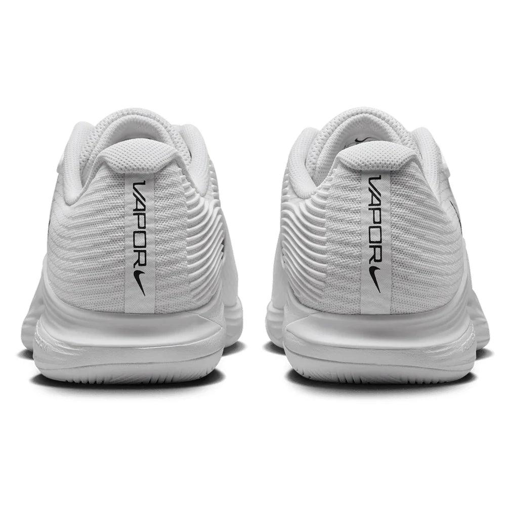 Women's Zoom Vapor 12 Tennis Shoes White and Black