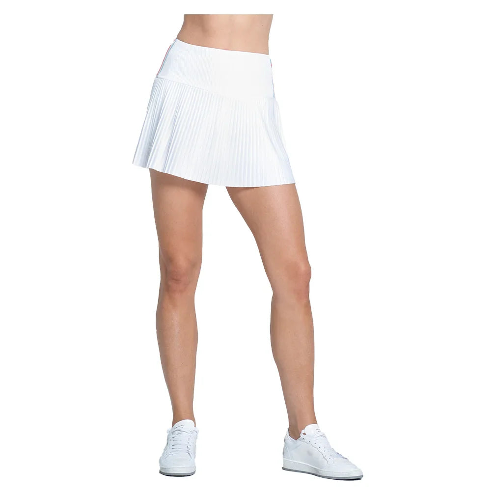 Women's Revival Pleated 14 Inch Tennis Skort White