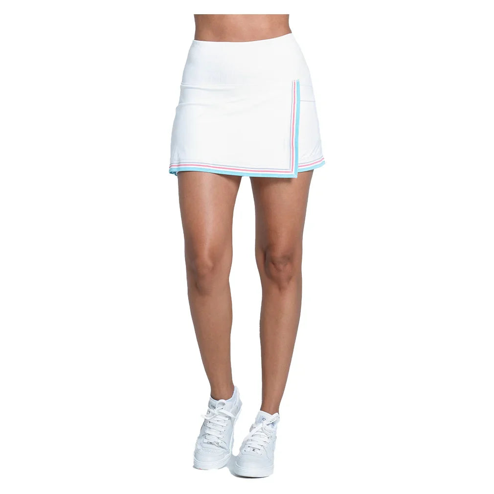 Women's Retro Revival 14 Inch Tennis Skort White