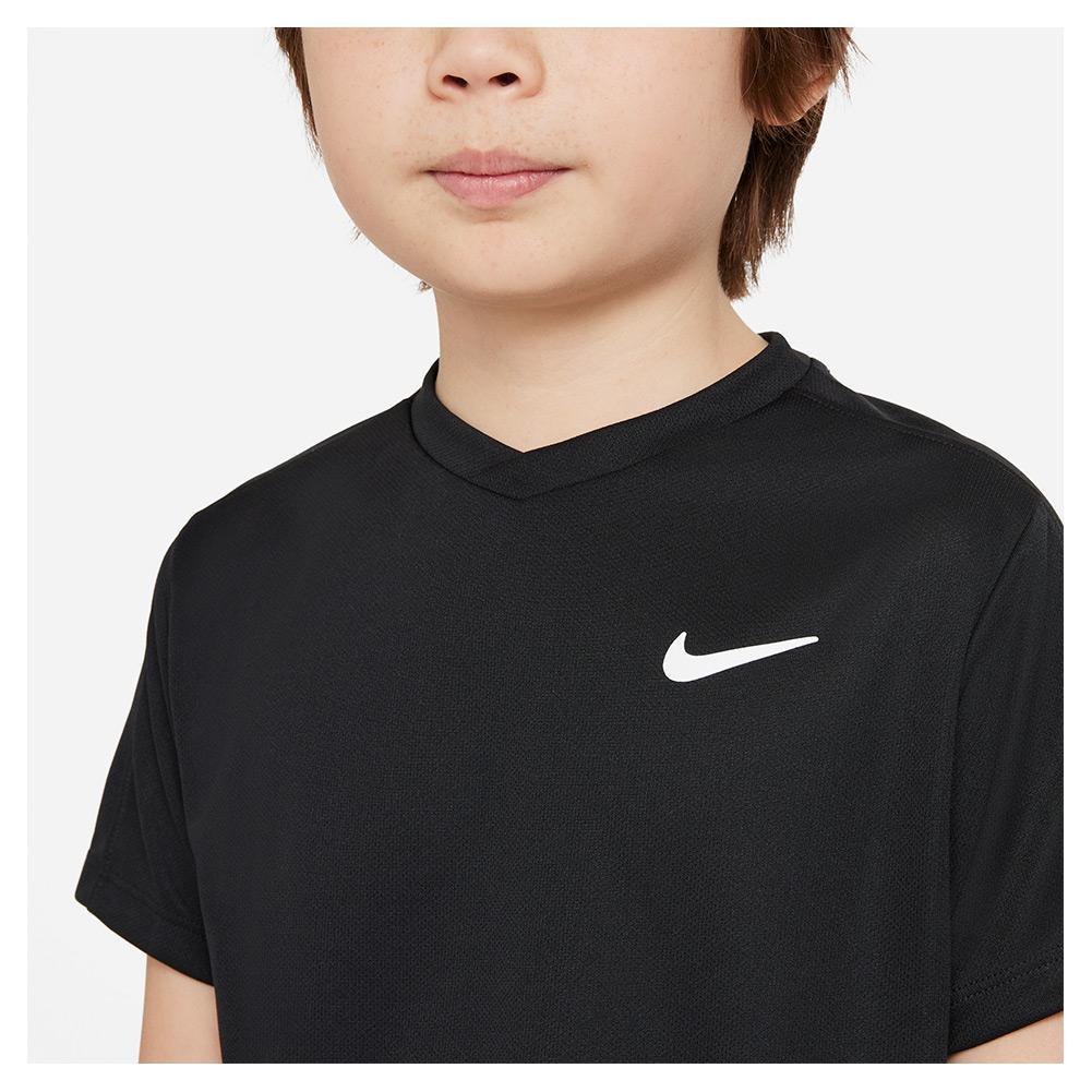 Boys' Court Dri-FIT Victory Short Sleeve Tennis Top