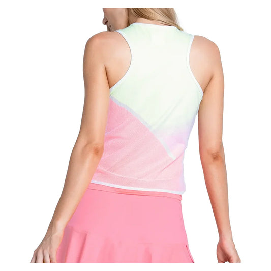 Women's Spin Around Tennis Tank Flamingo
