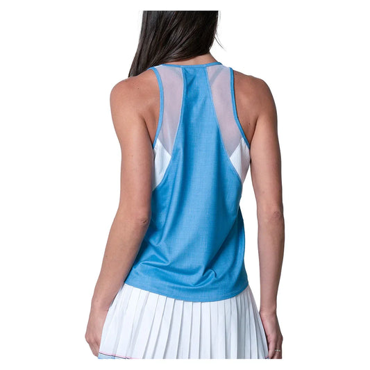 Women's Linen Play Tennis Tank Periwinkle