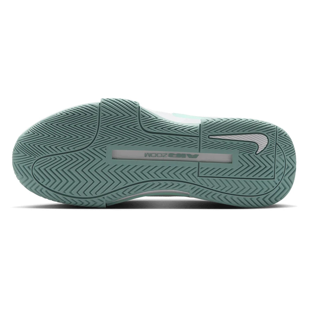 Women's Zoom GP Challenge 1 Tennis Shoes White and Mint Foam