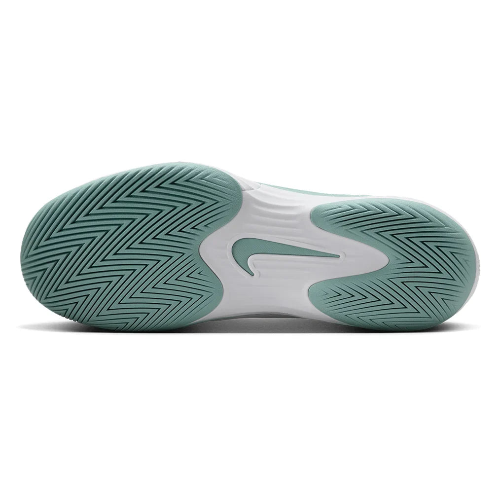 Women's Zoom Vapor 12 Tennis Shoes White and Mint Foam