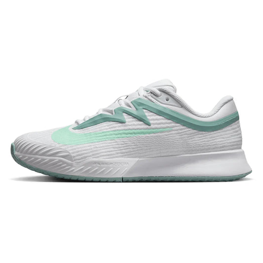 Women's Zoom Vapor Pro 3 Tennis Shoes White and Mint Foam