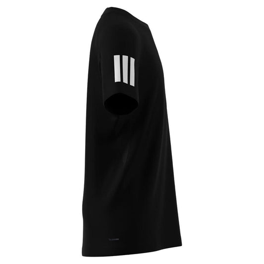 Boys' Club 3 Stripe Tennis Top Black