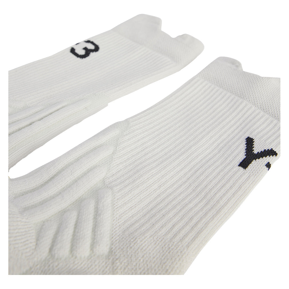 Y-3 Tennis Crew Socks Orbit Grey and Black