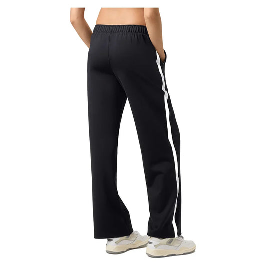 Womens Break Point Impact Tennis Pant Black and Gardenia