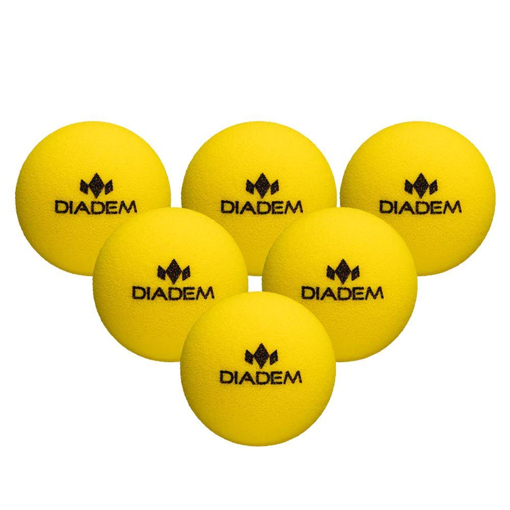 Official Quiet Pickleball 6 Pack Yellow