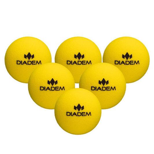 Official Quiet Pickleball 6 Pack Yellow