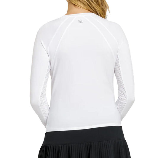 Women's Legend Long Sleeve Tennis Raglan Chalk