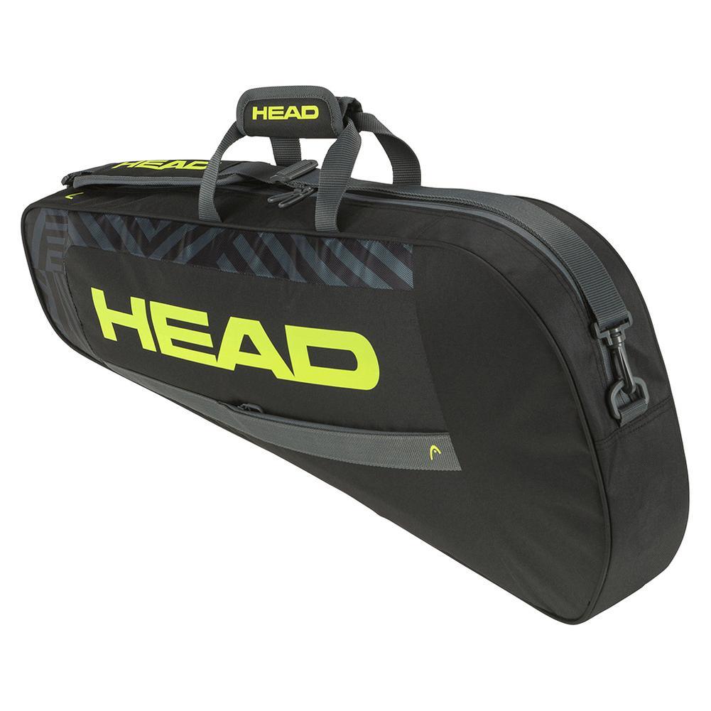 Base S Tennis Racquet Bag Black and Yellow - Bell Racket Store