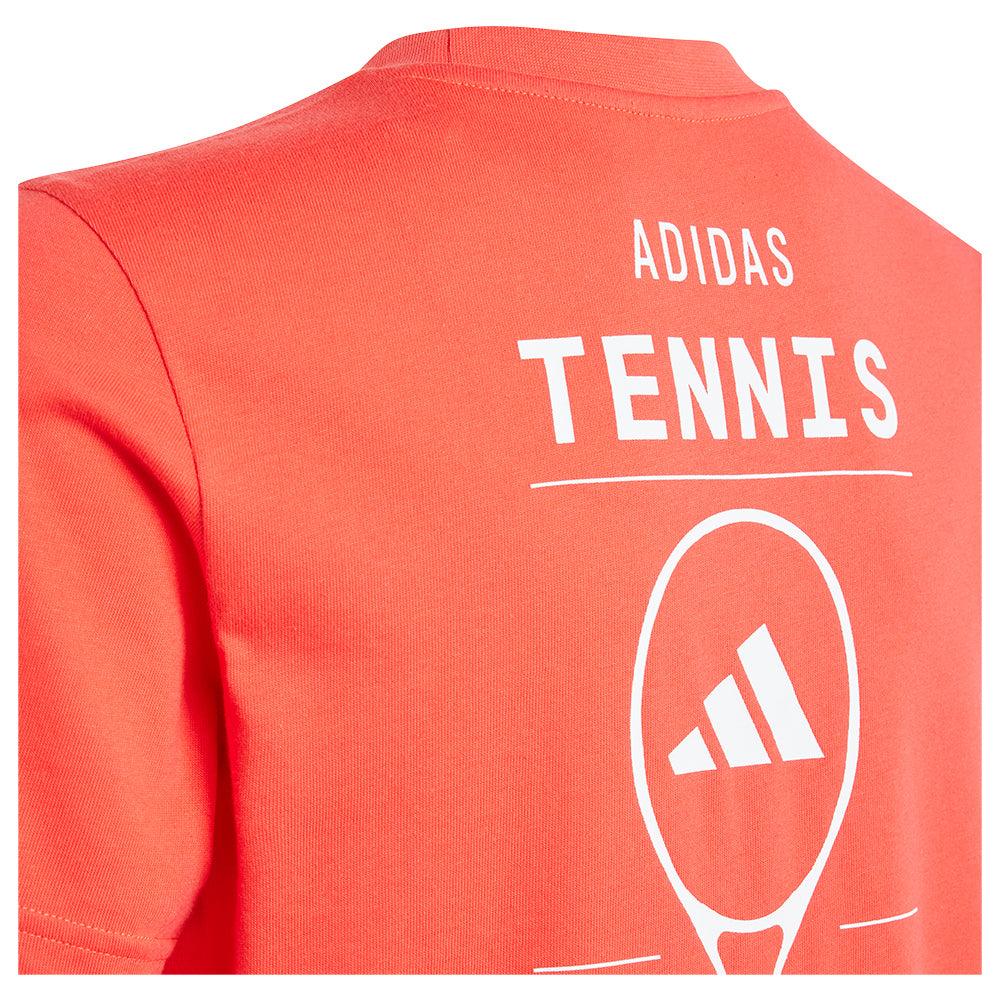 Boys' Graphic Tennis Top Semi Lucid Red - Bell Racket Store