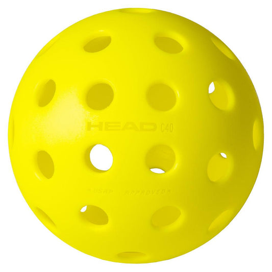 Championship 40 Outdoor Pickleballs 3 Pack - Bell Racket Store