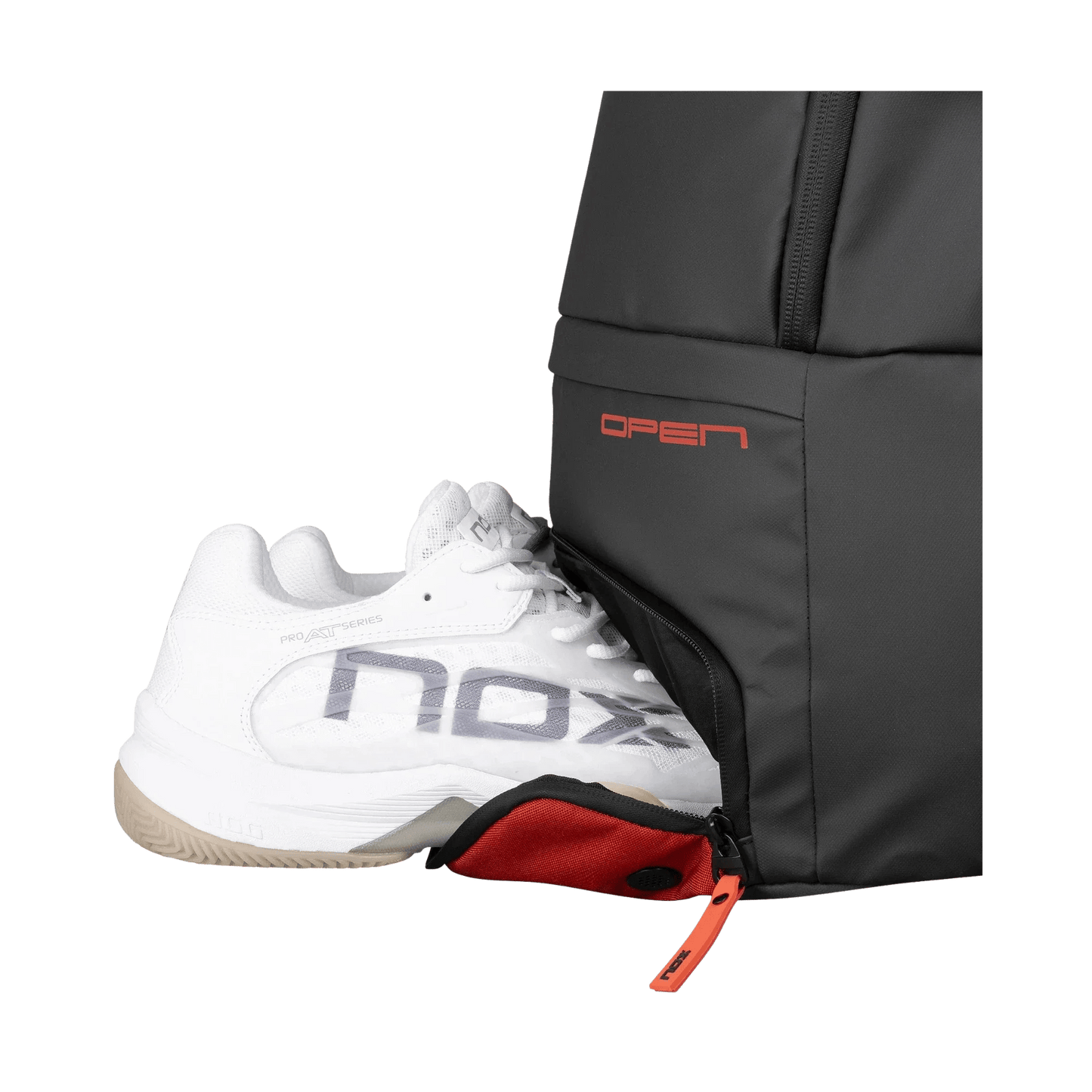 Nox Luxury Open Series BLACK/RED Backpack - Bell Racket Store