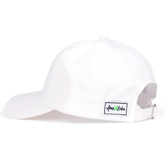 Womens Love Stitched Hat White - Bell Racket Store