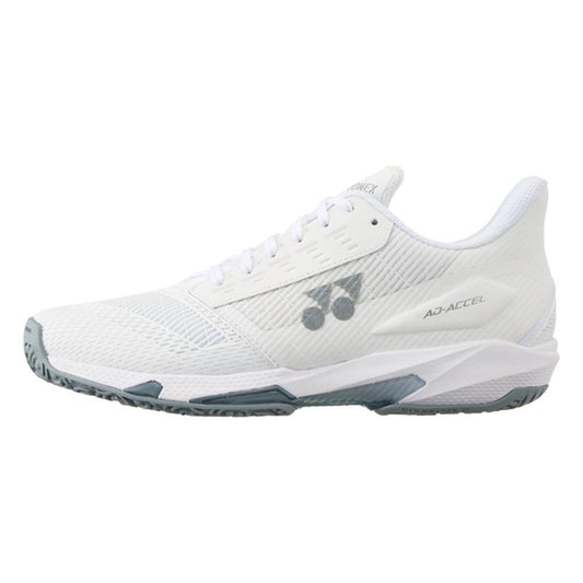 Women's Power Cushion AD - ACCEL Clay Tennis Shoes White - Bell Racket Store