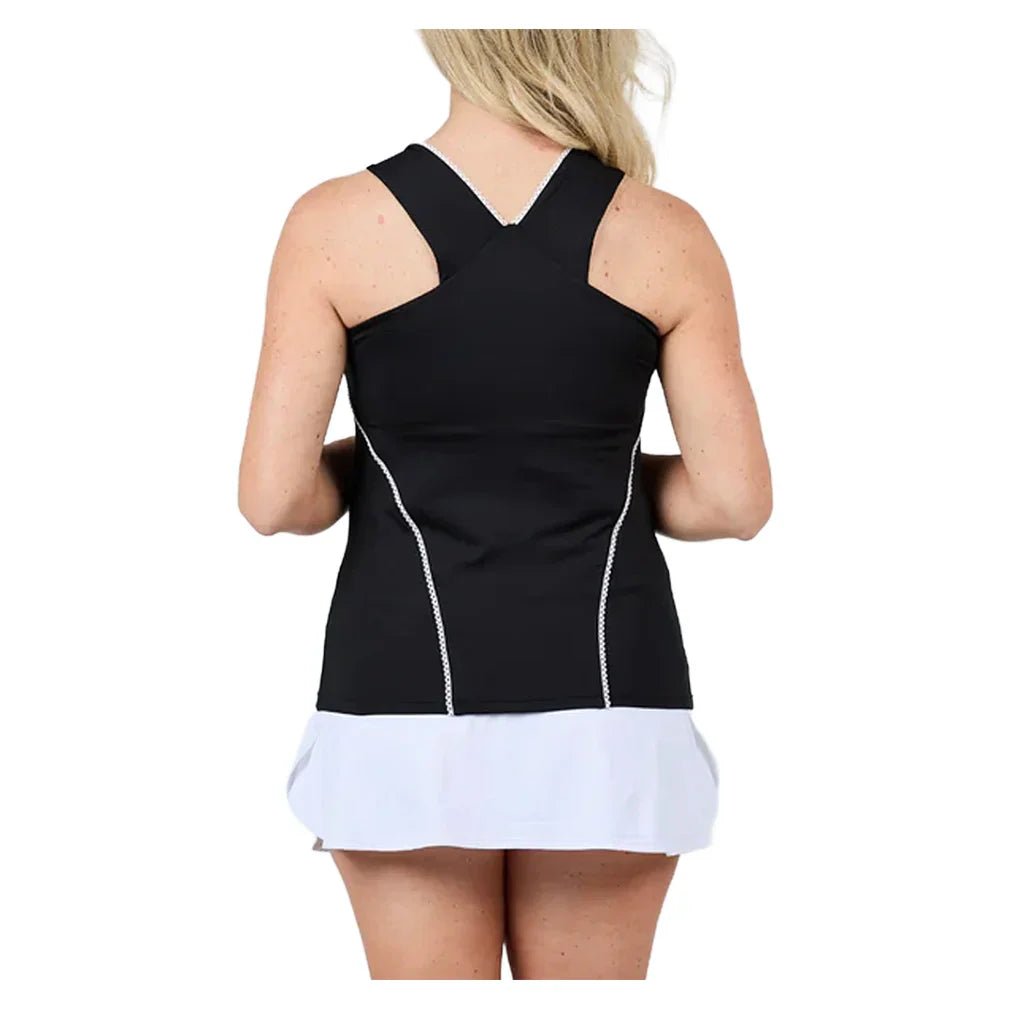 Women's Racerback Tennis Tank Black - Bell Racket Store