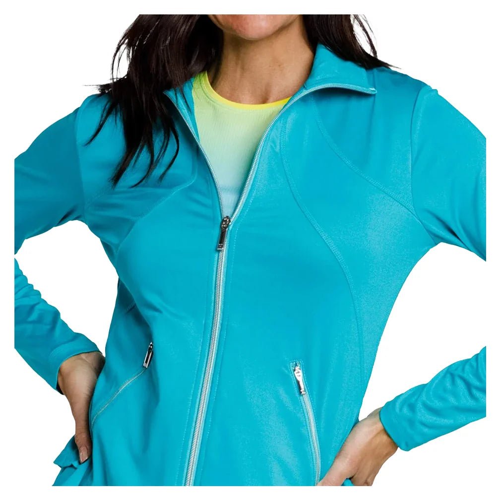Women's Rachel Full - Zip Tennis Jacket Ceramic - Bell Racket Store
