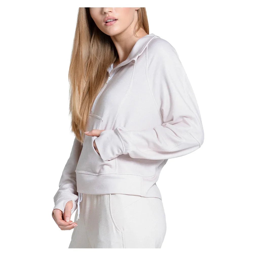 Women's Renew Heather 1/4 Zip Long Sleeve Tennis Top - Bell Racket Store