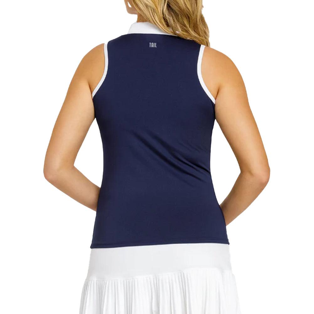 Women's Sakura Tennis Tank Navy Blue - Bell Racket Store