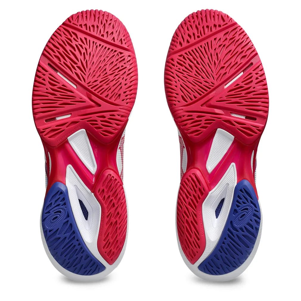 Women's Solution Speed FF 3 Tennis Shoes White and Bright Rose - Bell Racket Store