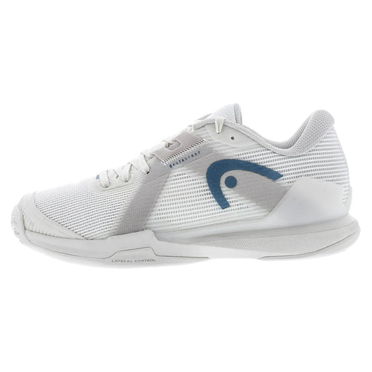 Women's Sprint Pro 4.0 Tennis Shoes Chalk White and Twilight Blue - Bell Racket Store