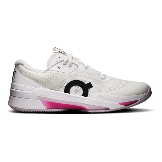 Women's THE ROGER Pro Fire Tennis Shoes White and Pink - Bell Racket Store