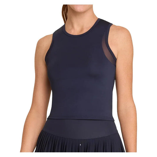 Women's Yana Cropped Pickleball Tank with Bra - Bell Racket Store