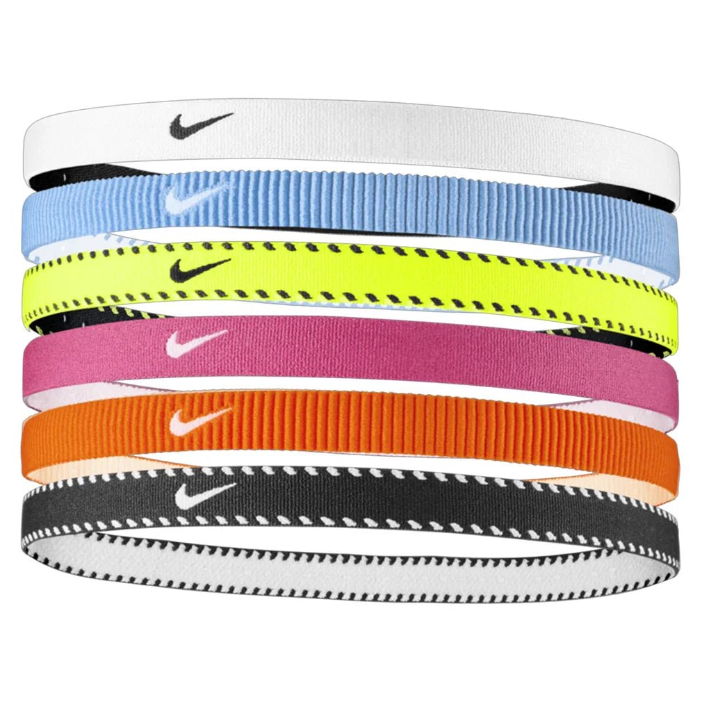 Youth Flex Classic Training Headbands 6 Pack Volt and Vivid Pink - Bell Racket Store