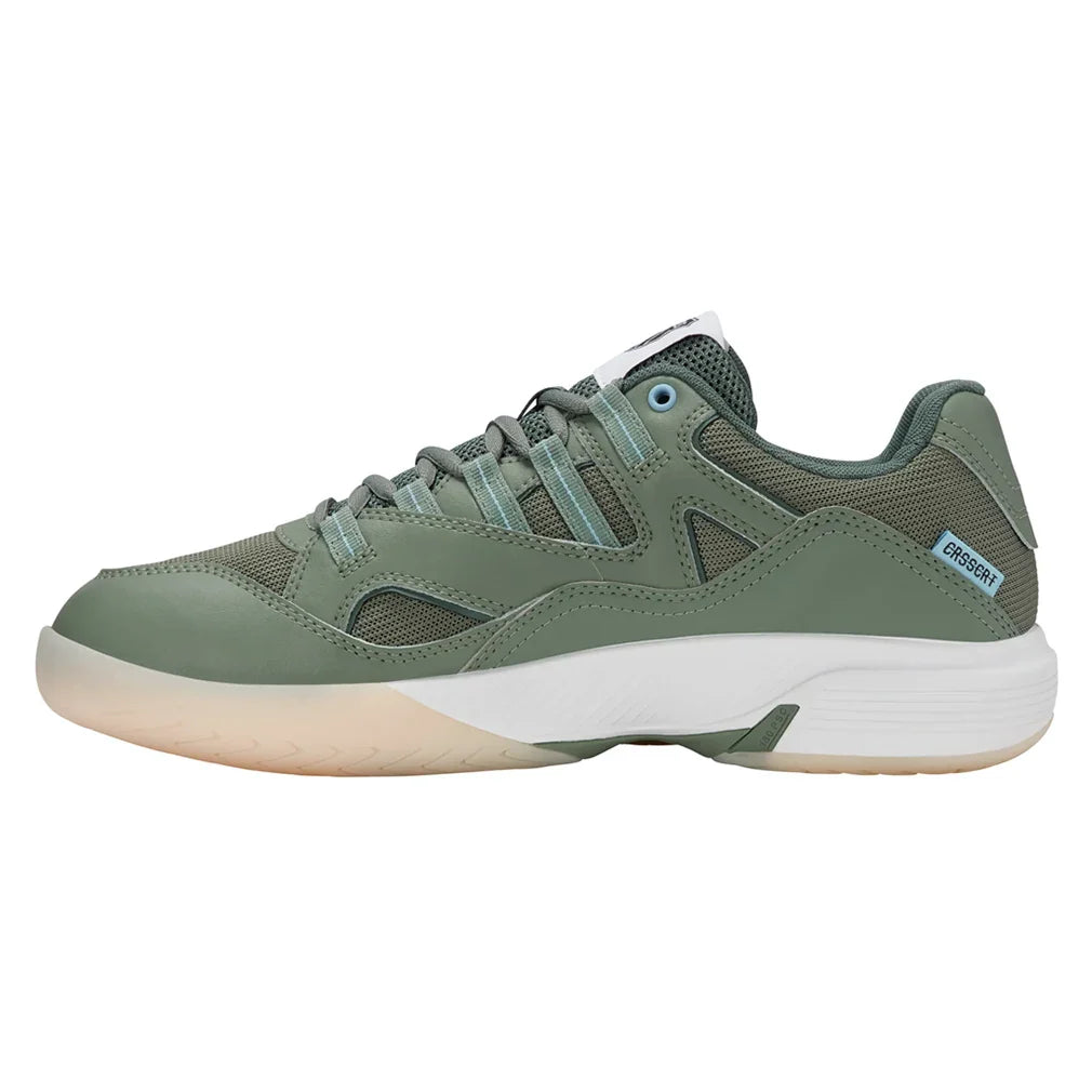 Men's Tura Team Pickleball Shoes Sea Spray and Dark Forest