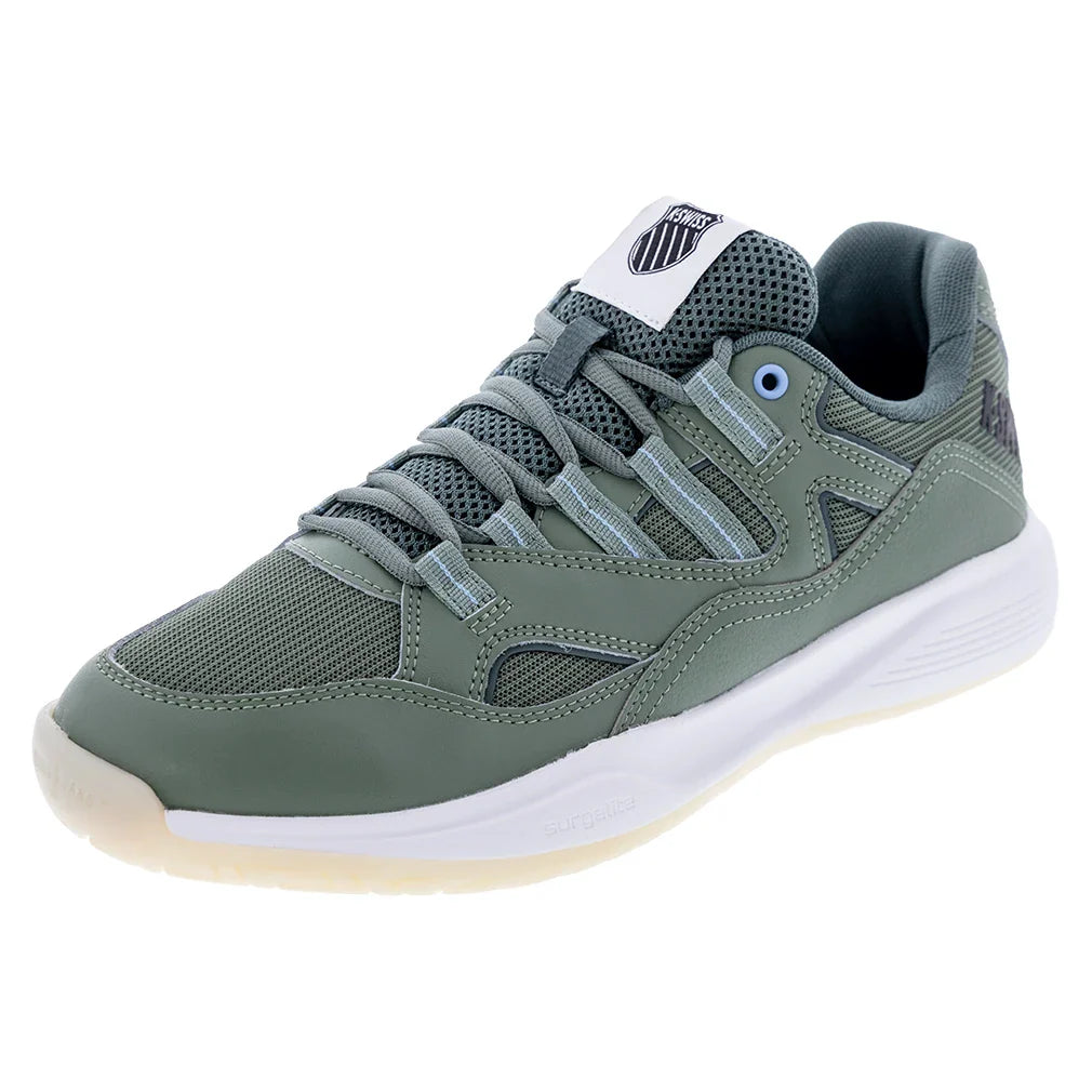 Men's Tura Team Pickleball Shoes Sea Spray and Dark Forest