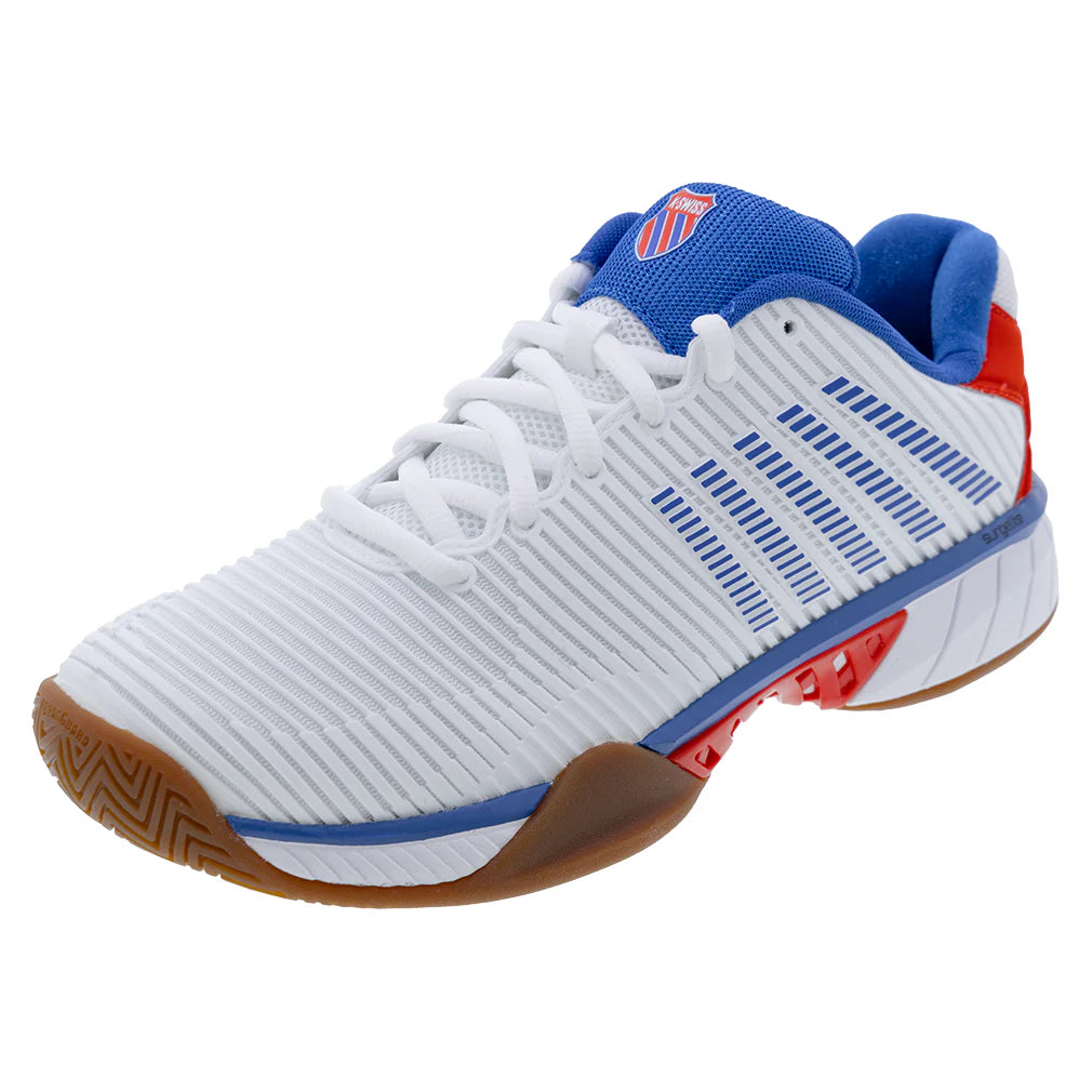 Men's Hypercourt Express 2 Indoor Pickleball Shoes White and Red