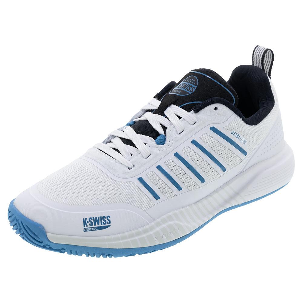 Men's Ultra Court Padel Shoes White and Black