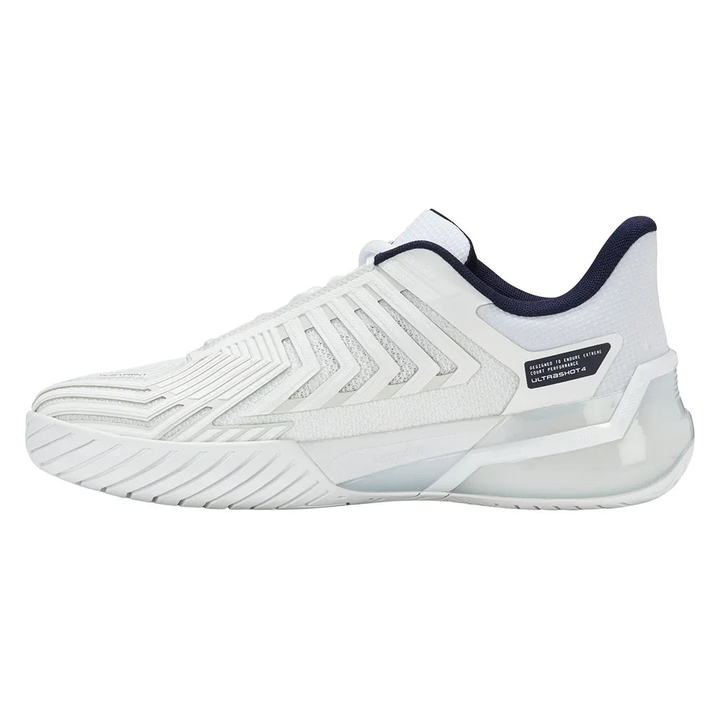 Men's Ultrashot 4 Tennis Shoes White and Peacoat