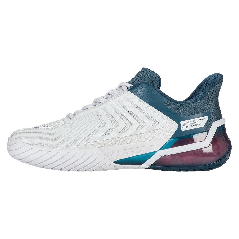 Men's Ultrashot 4 Tennis Shoes White and Stargazer