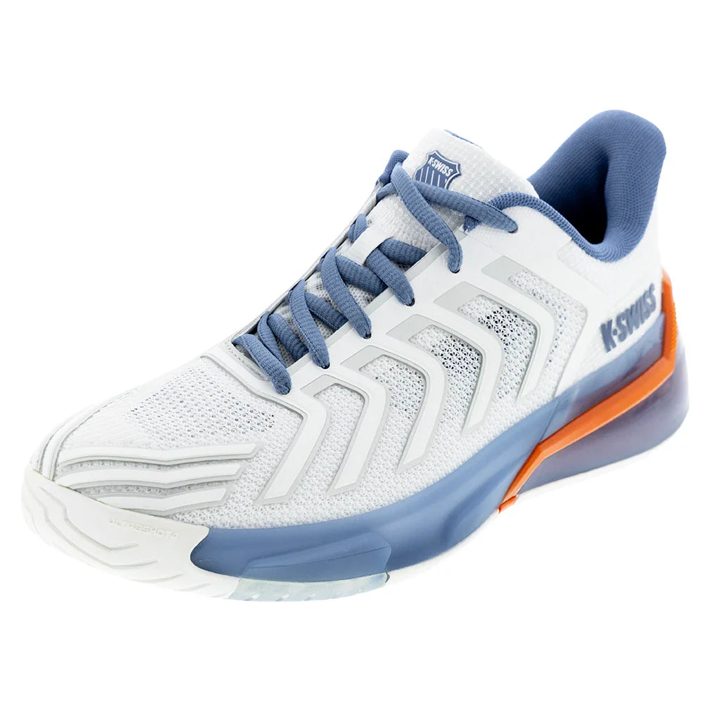 Men's Ultrashot 4 Tennis Shoes Lucent White and Infinity