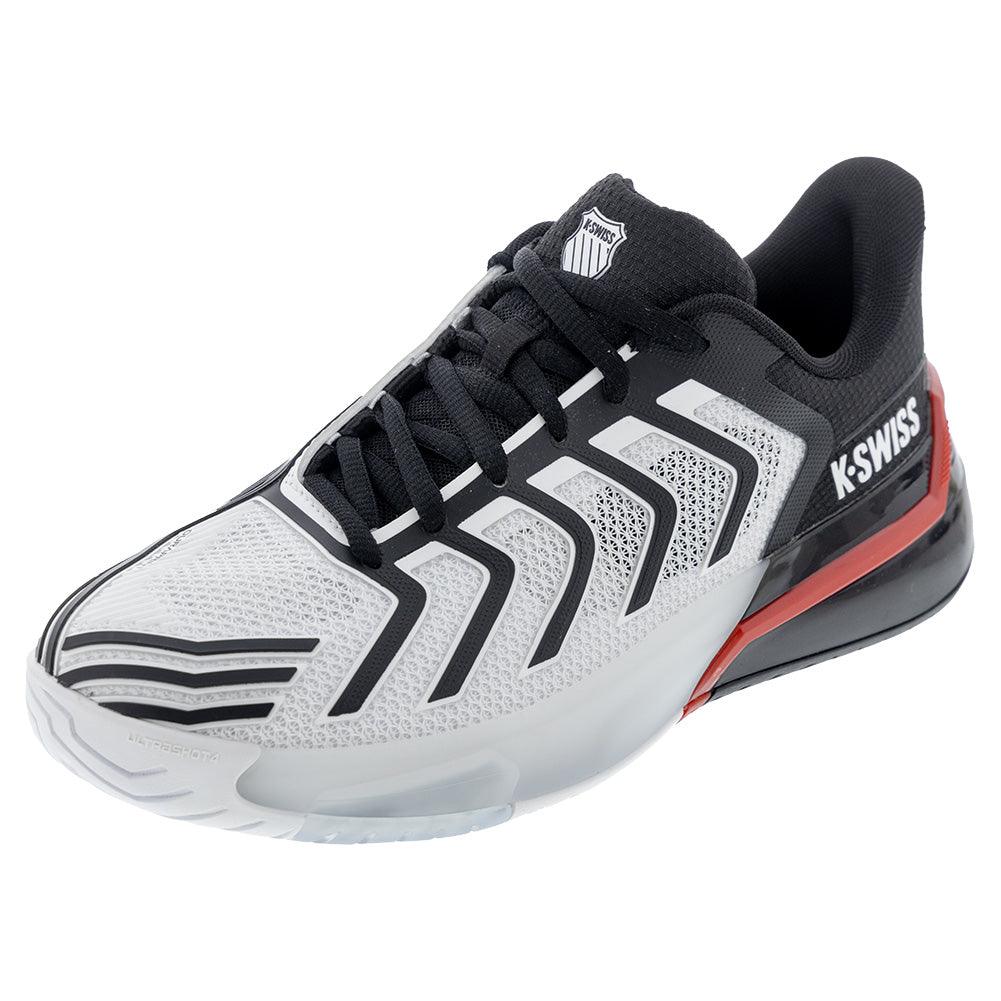 Men's Ultrashot 4 Tennis Shoes White and Black
