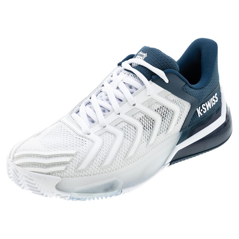 Men's Ultrashot 4 Clay Tennis Shoes White and Stargazer