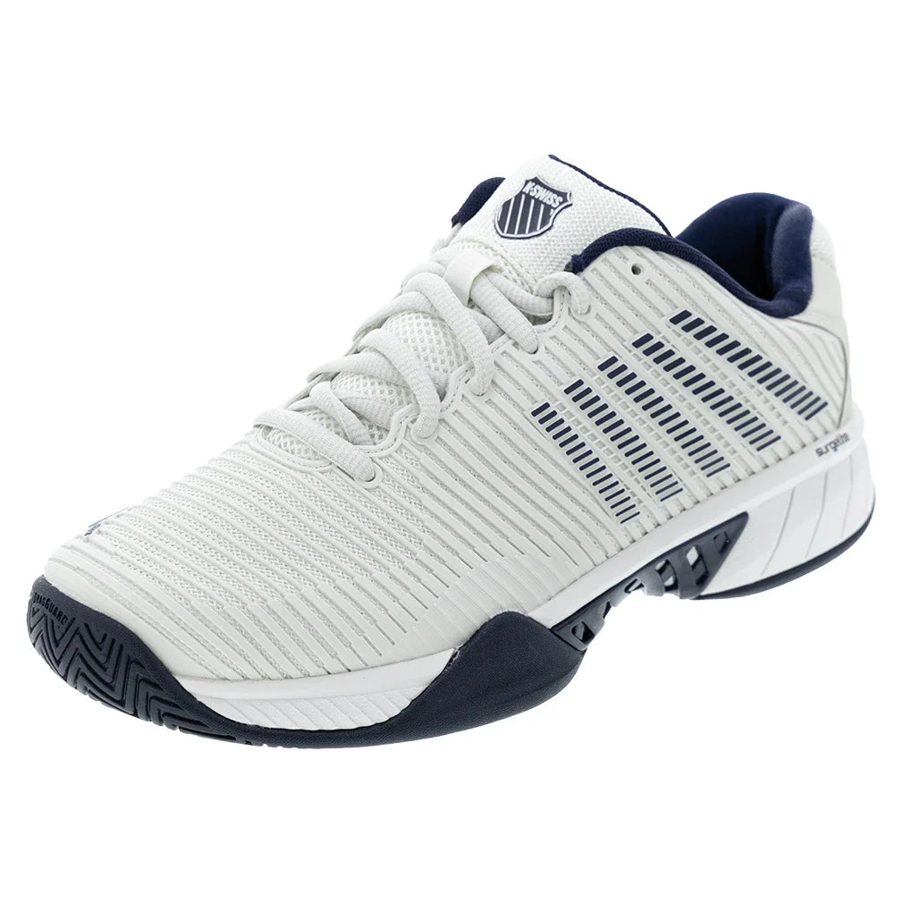 Men's Hypercourt Express 2 2E Width Tennis Shoes Gray White Peacoat