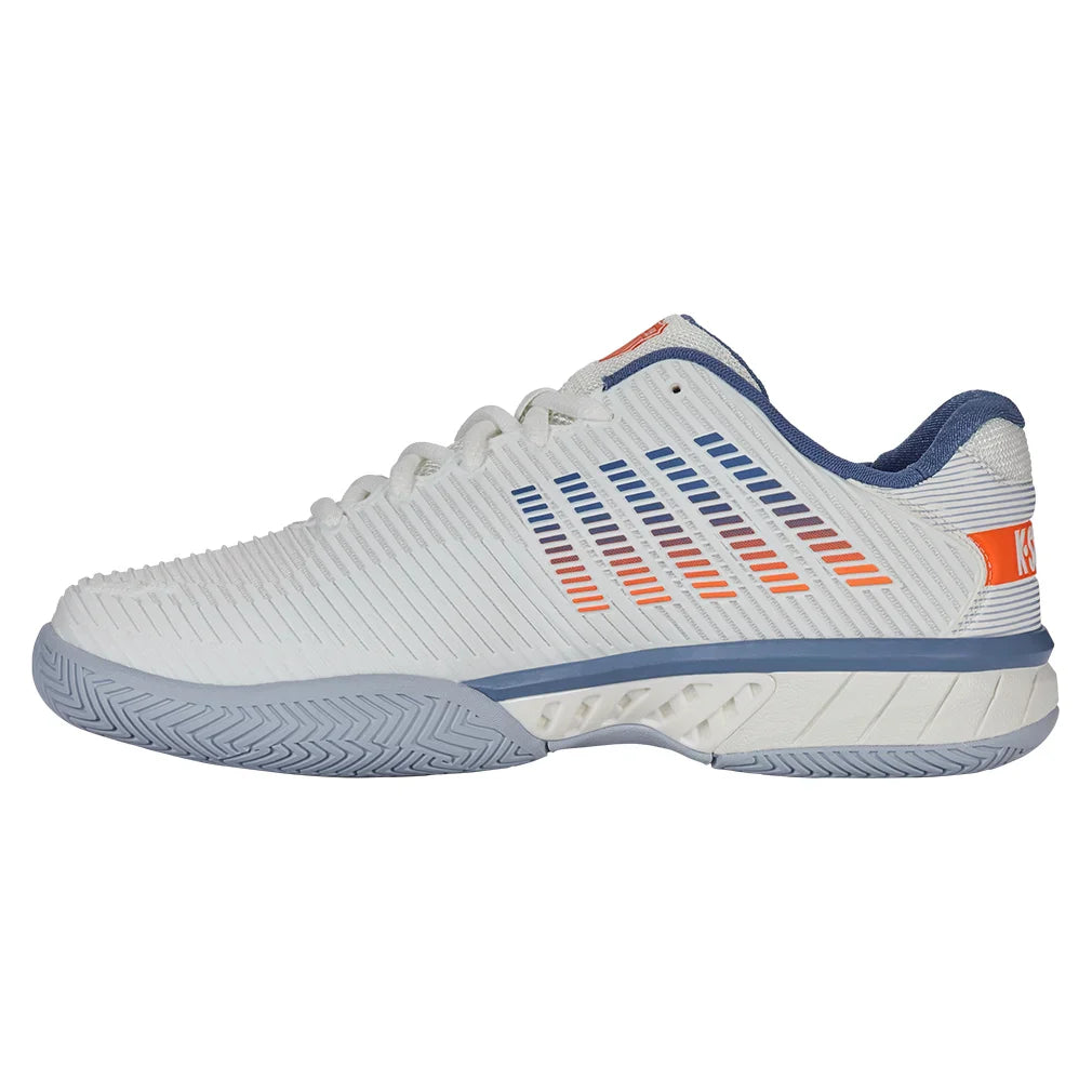 Men's Hypercourt Express 2 Wide Tennis Shoes Lucent White and Infinity