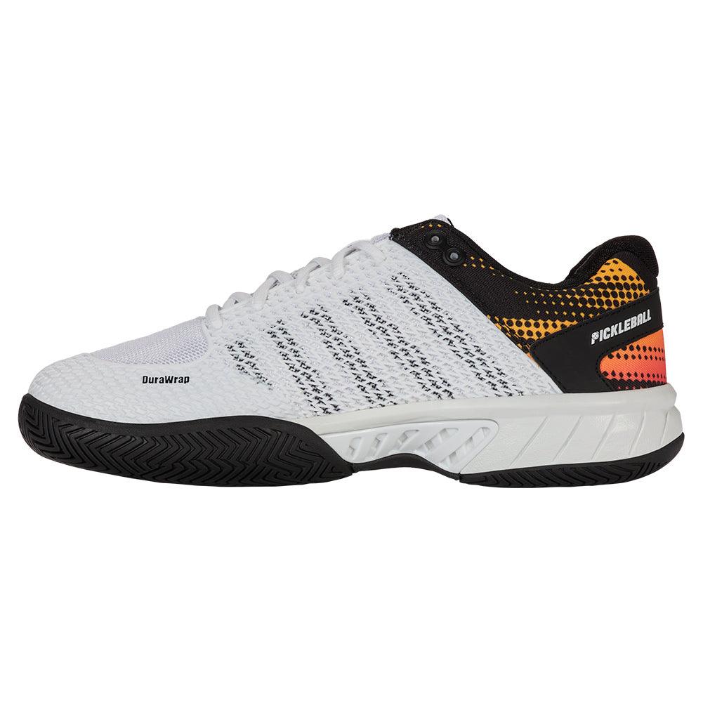 Men's Express Light Wide Pickleball Shoes White and Daffodil