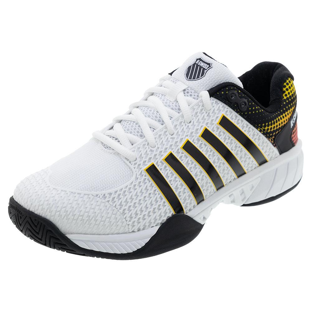 Men's Express Light Wide Pickleball Shoes White and Daffodil